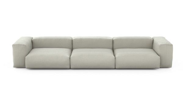 Preset three module sofa - linen - stone - 377cm x 115cm