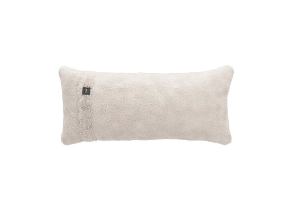 pillow - faux fur - beige