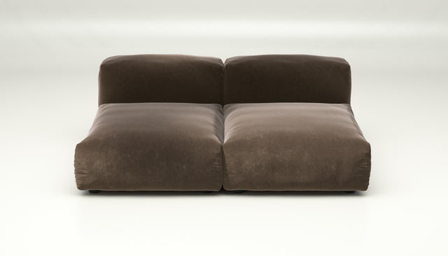 vetsak | Sofa Set 01 Medium - suave - espresso | Modular Sofa | 2.5 Seater