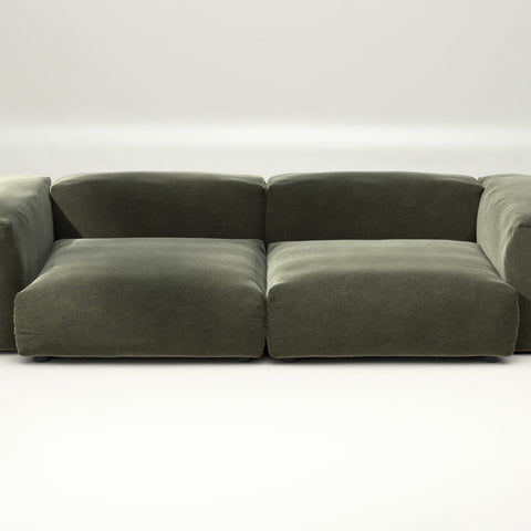 vetsak | Sofa Set 02 Large - Suave - Pine | Sofa Modulable | 3.5 Places | Grand Sofa