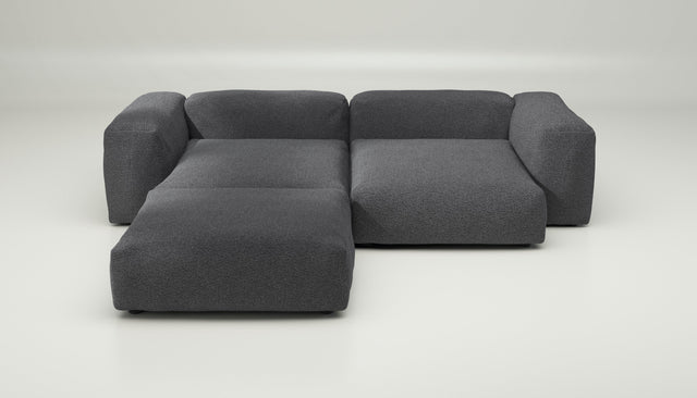 vetsak | Sofa Set 03 - loop loop - anthracite | Modular Sofa | 3.5 Seater | Big Sofa | Corner Sofa