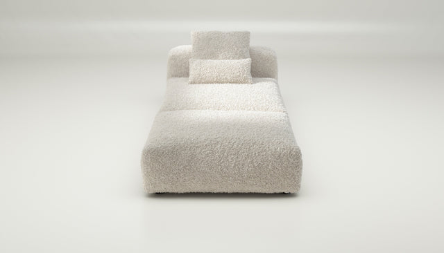 vetsak | Sofa Set 07 - Sun Lounger - doodle - creme | Modular Sofa | 2 Seater | Daybed | Chaiselounge