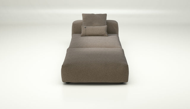 vetsak | Sofa Set 07 - Sun Lounger - loop loop - taupe | Modular Sofa | 2 Seater | Daybed | Chaiselounge