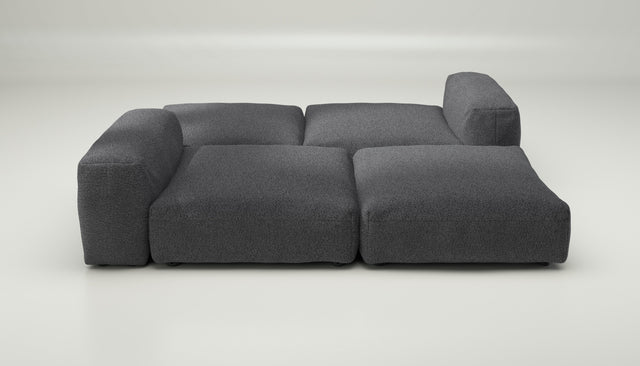 vetsak | Sofa Set 08 - Daybed - loop loop - anthracite | Modular Sofa | 6 Seater | Outdoor Island | Double lounger