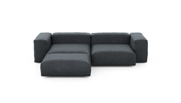 Preset three module chaise sofa - pique - dark grey - 272cm x 220cm