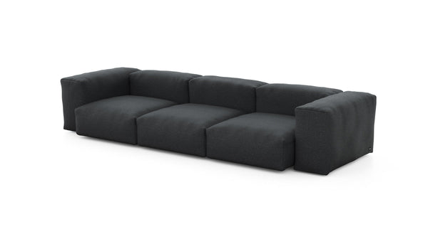 Preset three module sofa - linen - anthracite - 314cm x 115cm