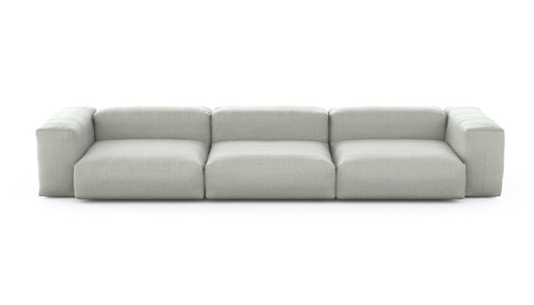 Preset three module sofa - pique - light grey - 377cm x 115cm