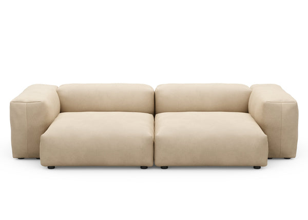 Preset two module sofa - canvas - beige - 272cm x 136cm