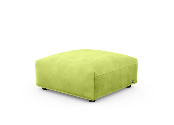 sofa seat - 84x84 - velvet - lime