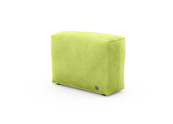 sofa side - 84x31 - velvet - lime