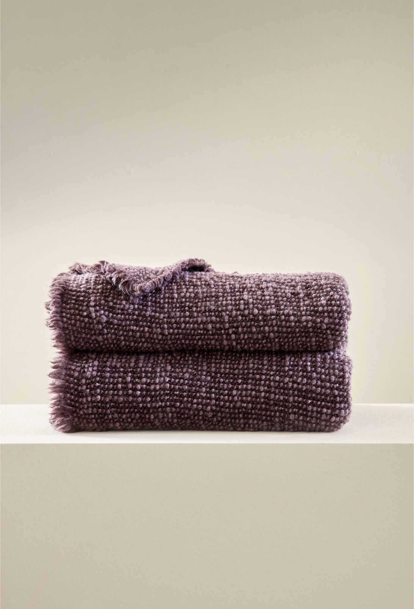 Blanket -Wooly - Plum - 180cm x 130cm – vetsak®