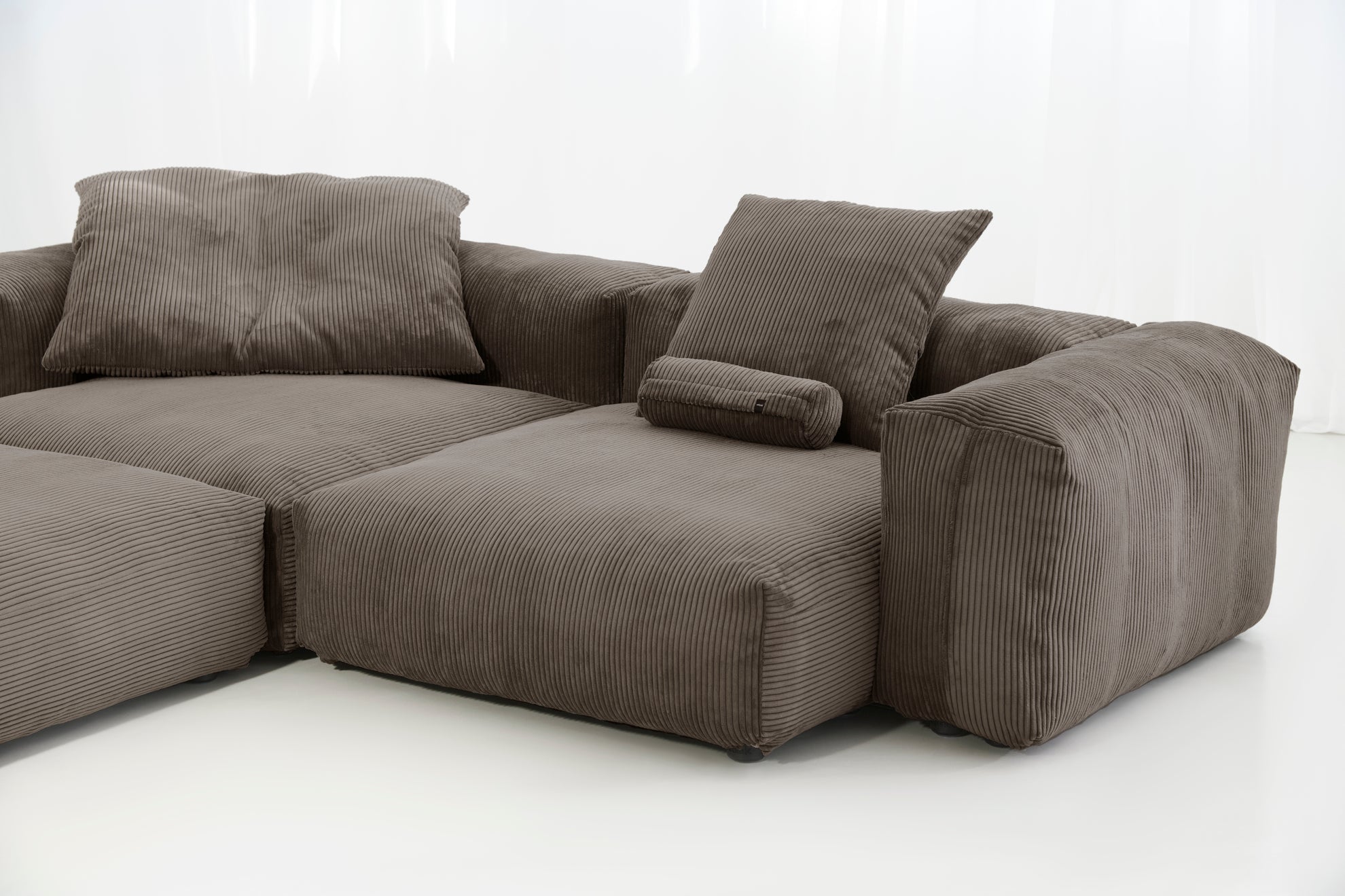 vetsak | Sofa Set 03 - cord velour - mocha | Modular Sofa
