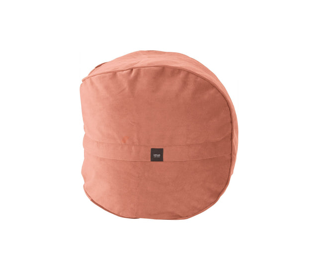 vetsak | Footsak - velvet - peach