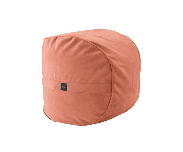 vetsak | Footsak - velvet - peach