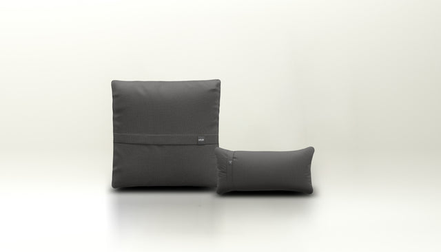 Pillow Set 1 - Herringbone - Dark Grey
