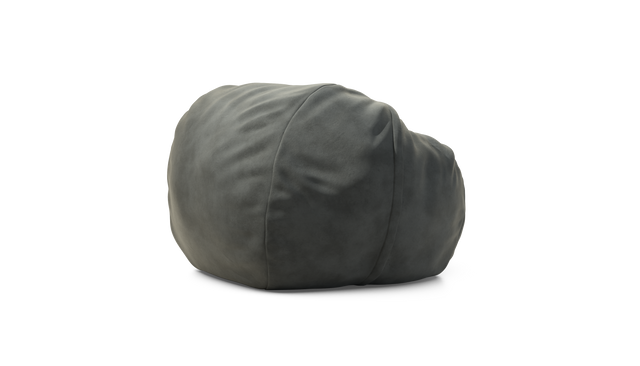 vetsak | Beanbag Medium - Leather - Dark Grey