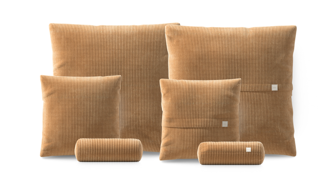 Pillow Set 3 - Cord Velour - Camel