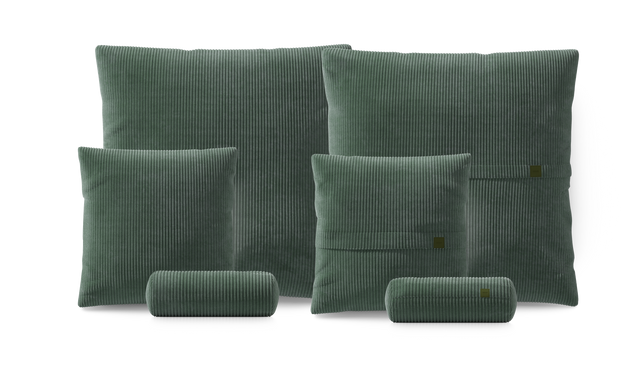 Pillow Set 3 - Cord Velour - Hunter
