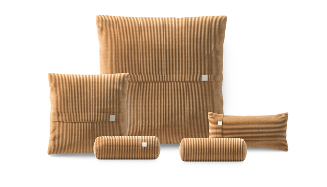 Pillow Set 4 - Cord Velour - Camel