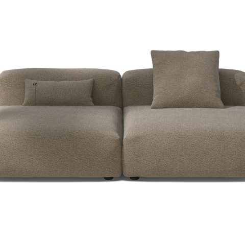 vetsak | Sofa Set 01 Large - Loop Loop - Taupe | Modular Sofa | 3.5 Se ...