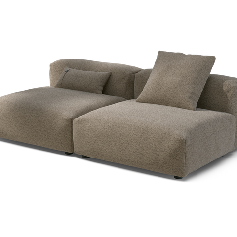 vetsak | Sofa Set 01 Large - Loop Loop - Taupe | Modular Sofa | 3.5 Se ...