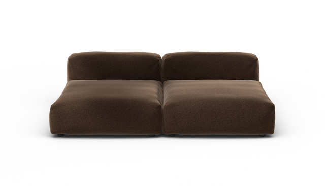 vetsak | Sofa Set 01 Large - Pebble - Umber | Modular Sofa | 3.5 Seater