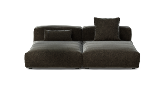 vetsak | Sofa Set 01 Large - Suave - Anthracite | Modular Sofa | 3.5 Seater