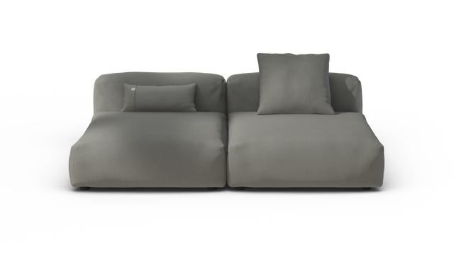vetsak | Sofa Set 01 Large - Terrain - Flint | Modular Sofa | 3.5 Seater