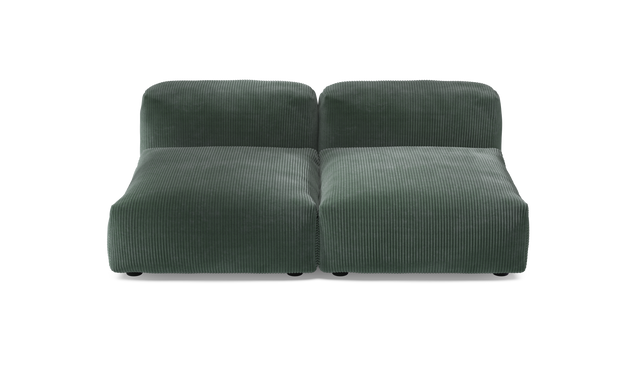 vetsak | Sofa Set 01 Medium - Cord Velour - Hunter | Modular Sofa | 2.5 Seater