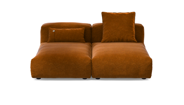 vetsak | Sofa Set 01 Medium - Suave - Honey | Modular Sofa | 2.5 Seater