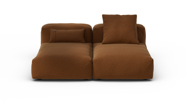 vetsak | Sofa Set 01 Medium - Pebble - Sundried | Modular Sofa | 2.5 Seater
