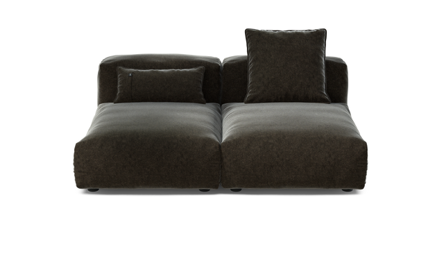 vetsak | Sofa Set 01 Medium - Suave - Anthracite | Modular Sofa | 2.5 Seater