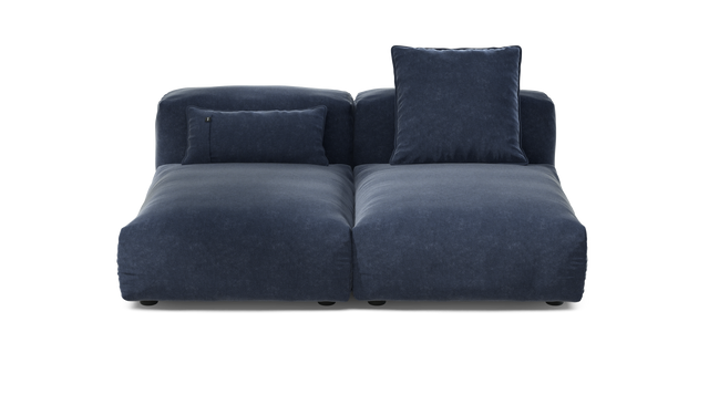 vetsak | Sofa Set 01 Medium - Suave - Navy | Modular Sofa | 2.5 Seater