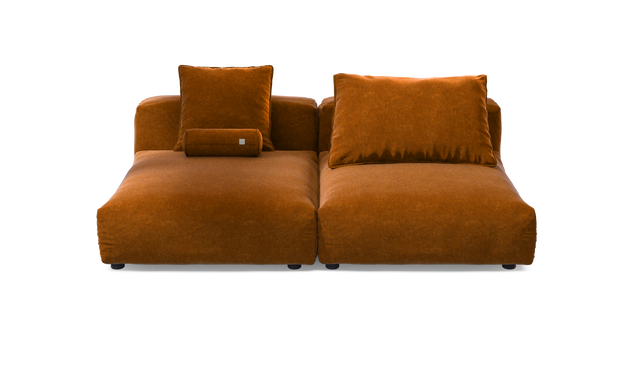 vetsak | Sofa Set 01 XLarge - Suave - Honey | Modular Sofa | 3.5 Seater