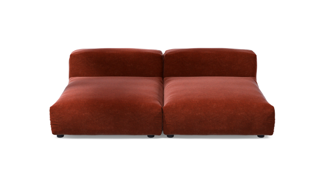vetsak | Sofa Set 01 XLarge - Suave - Saffron | Modular Sofa | 3.5 Seater