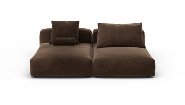 vetsak | Sofa Set 01 XLarge - Pebble - Umber | Modular Sofa | 3.5 Seater