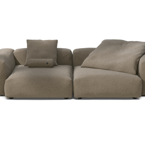 vetsak | Sofa Set 02 Large - Loop Loop - Taupe | Modular Sofa | 3.5 Se ...