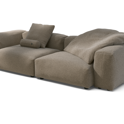 vetsak | Sofa Set 02 Large - Loop Loop - Taupe | Modular Sofa | 3.5 Se ...