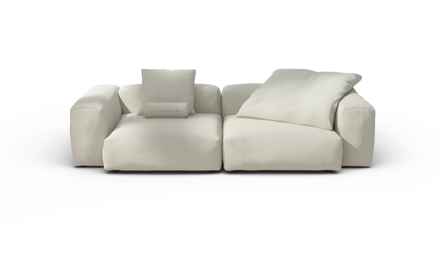 vetsak | Sofa Set 02 Large - Breeze - Ecru | Modular Sofa | 3.5 Seater | Big Sofa