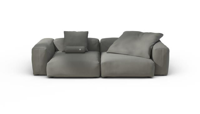 vetsak | Sofa Set 02 Large - Terrain - Flint | Modular Sofa | 3.5 Seater | Big Sofa