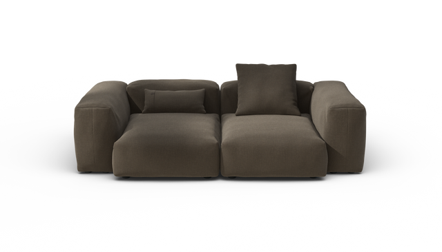 vetsak | Sofa Set 02 Medium - Breeze - Brown | Modular Sofa | 2.5 Seater | Big Sofa