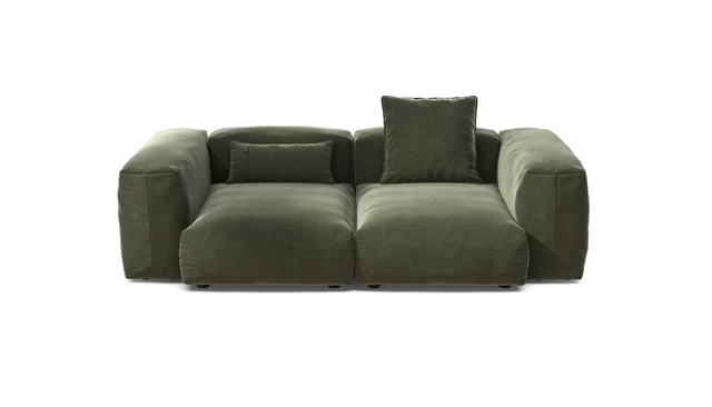 vetsak | Sofa Set 02 Medium - Suave - Pine | Modular Sofa | 2.5 Seater | Big Sofa