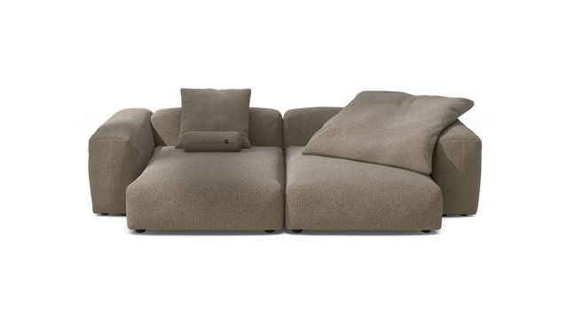 vetsak | Sofa Set 02 XLarge - Loop Loop - Taupe | Modular Sofa | 3.5 Seater | Big Sofa