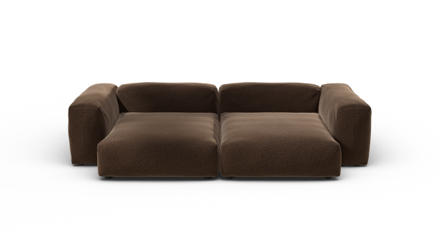 vetsak | Sofa Set 02 XLarge - Pebble - Umber | Modular Sofa | 3.5 Seater | Big Sofa
