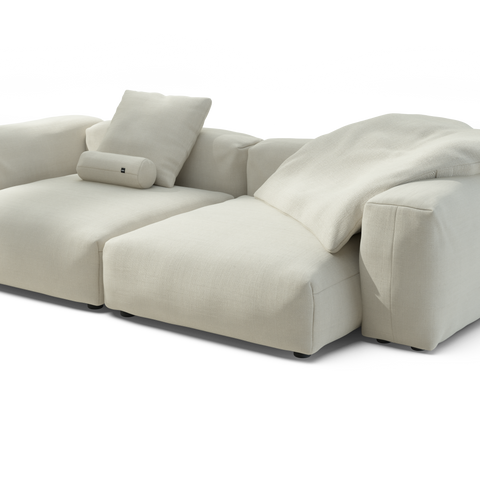 vetsak | Sofa Set 02 XLarge - Pique - Creme | Modular Sofa | 3.5 Seate ...