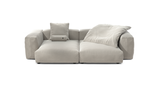 vetsak | Sofa Set 02 XLarge - Suave - Clay | Modular Sofa | 3.5 Seater | Big Sofa