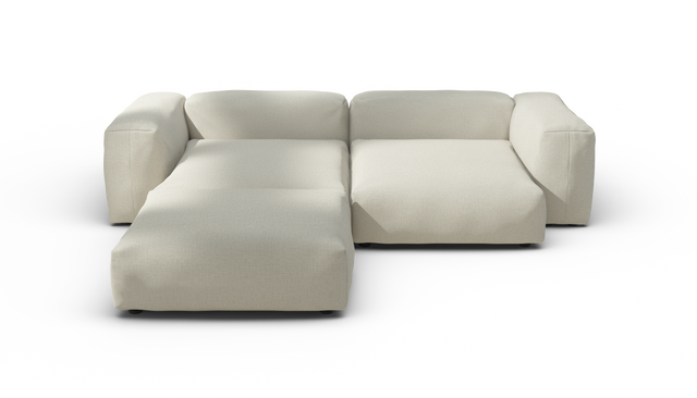 vetsak | Sofa Set 03 - Breeze - Ecru | Modular Sofa | 3.5 Seater | Big Sofa | Corner Sofa
