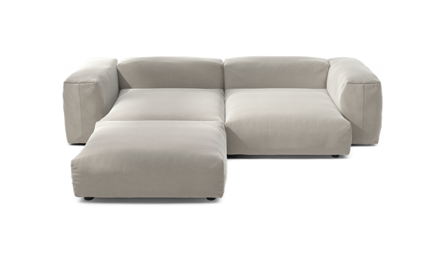 vetsak | Sofa Set 03 - Suave - Clay | Modular Sofa | 3.5 Seater | Big Sofa | Corner Sofa