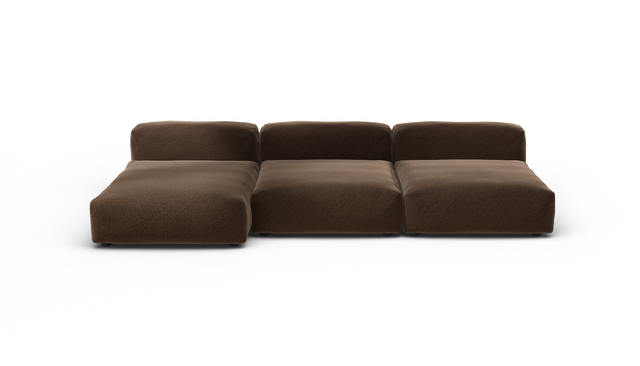vetsak | Sofa Set 04 - Pebble - Umber | Modular Sofa | 5 Seater | Big Sofa