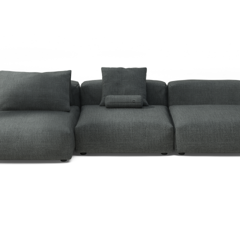 vetsak | Sofa Set 04 - Pique - Dark Grey | Modular Sofa | 5 Seater | B ...